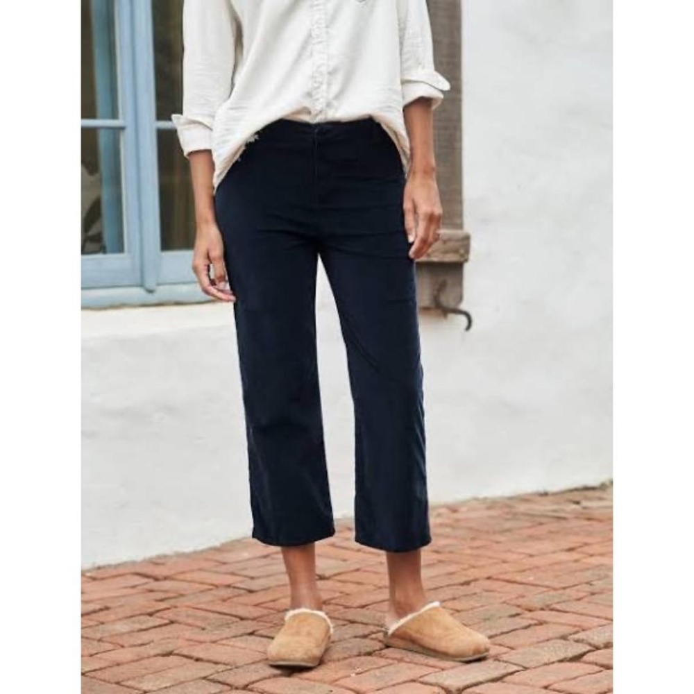 Frank & Eileen Kinsdale Navy Cropped Pants